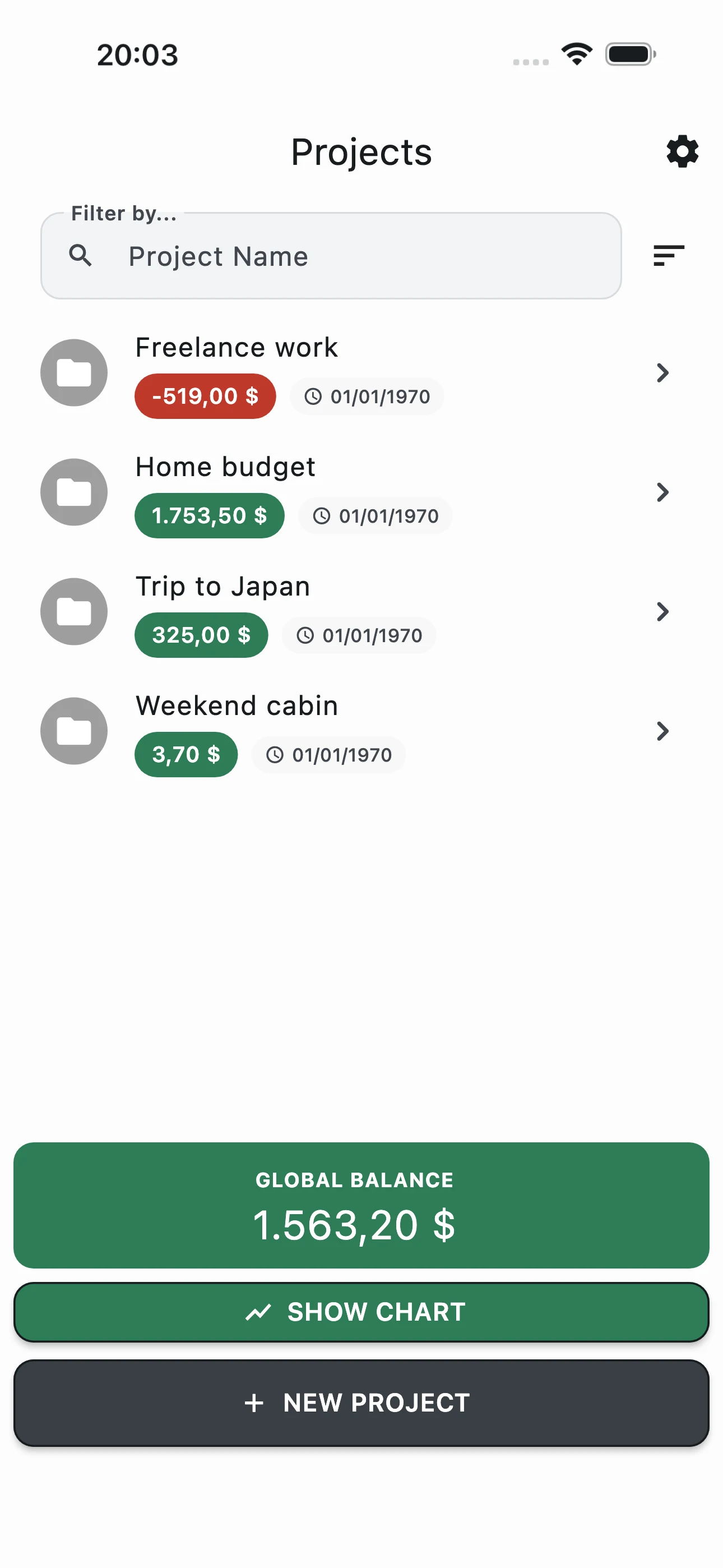 Account Balance T screenshot